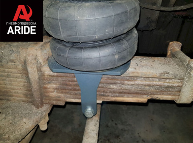 Рис. 12 Наши проекты: Пневмоподвеска на Foton Aumark 1061 - Этапы установки