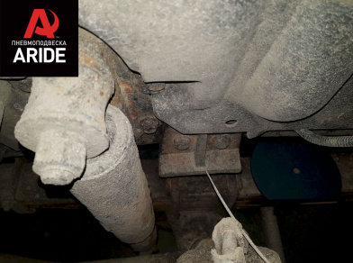 Рис. 4 Наши проекты: Пневмоподвеска на Foton Aumark 1061 - Этапы установки