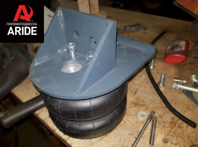 Рис. 1 Наши проекты: Пневмоподвеска на Foton Aumark 1061 - Этапы установки