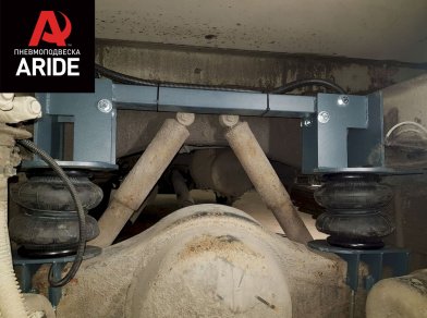 Рис. 5 Наши проекты: Пневмоподвеска на ГАЗ (GAZ) Валдай - Этапы установки
