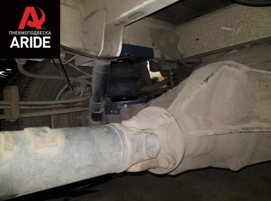 Рис. 12 Наши проекты: Пневмоподвеска на Renault Master для грузоподъемности - Этапы установки