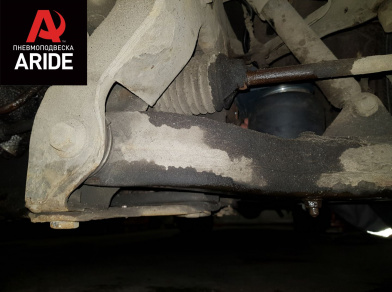 Рис. 12 Наши проекты: Установка дополнительной передней пневмоподвески ﻿Iveco Daily 35C