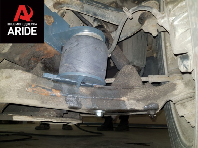 Рис. 9 Наши проекты: Установка дополнительной передней пневмоподвески ﻿Iveco Daily 35C