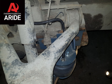 Рис. 4 Наши проекты: Установка дополнительной передней пневмоподвески ﻿Iveco Daily 35C