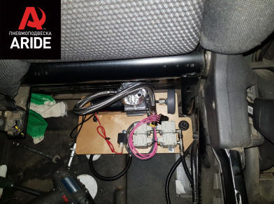 Рис. 5 Наши проекты: Пневмоподвеска на ﻿Ford Transit RWD для грузоподъемности - Этапы установки