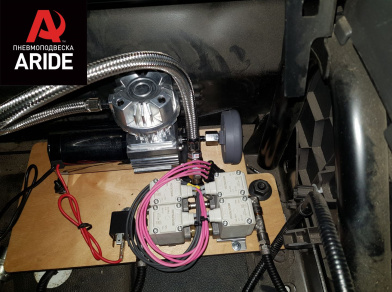 Рис. 6 Наши проекты: Пневмоподвеска на ﻿Ford Transit RWD для грузоподъемности - Этапы установки