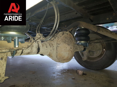 Рис. 2 Наши проекты: Пневмоподвеска на ﻿Ford Transit - Этапы установки