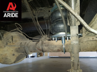 Рис. 3 Наши проекты: Пневмоподвеска на ﻿Ford Transit - Этапы установки