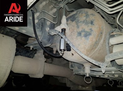 Рис. 10 Наши проекты: Пневмоподвеска на ﻿Isuzu Forward - Этапы установки