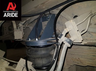 Рис. 2 Наши проекты: Пневмоподвеска на ﻿Isuzu Forward - Этапы установки
