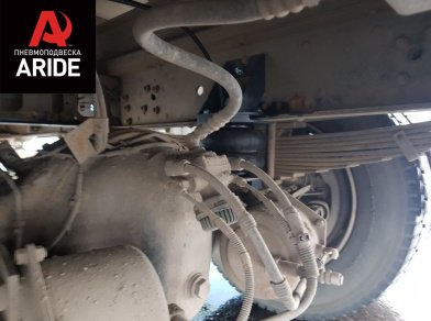 Рис. 3 Наши проекты: Пневмоподвеска на ﻿Isuzu Forward - Этапы установки