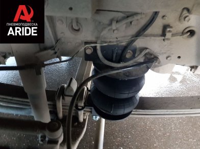 Рис. 8 Наши проекты: Пневмоподвеска на ﻿Isuzu Forward - Этапы установки