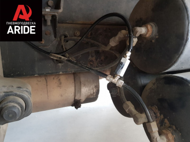 Рис. 3 Наши проекты: Пневмоподвеска на ﻿МАЗ Зубренок (43070) - Этапы установки