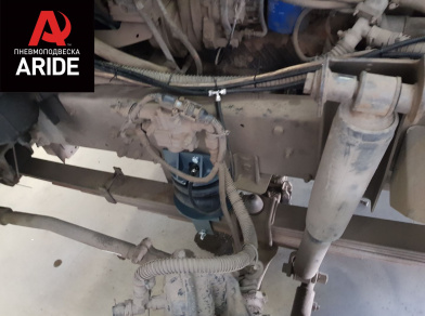 Рис. 8 Наши проекты: Пневмоподвеска на ﻿МАЗ Зубренок (43070) - Этапы установки