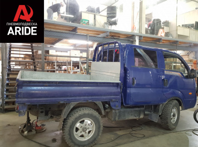 Рис. 14 Наши проекты: Пневмоподвеска на ﻿Kia Bongo III - Этапы установки