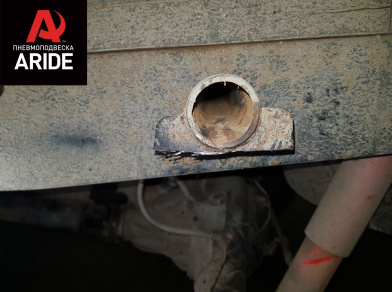 Рис. 16 Наши проекты: Пневмоподвеска на ﻿Kia Bongo III - Этапы установки