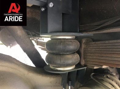 Рис. 11 Наши проекты: Пневмоподвеска на ﻿ГАЗ (GAZ) Валдай с гарантией - Этапы установки