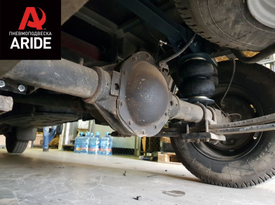 Рис. 3 Наши проекты: Пневмоподвеска на ﻿УАЗ Профи (Profi) - Этапы установки