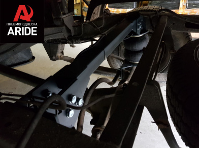 Рис. 4 Наши проекты: Пневмоподвеска на ﻿УАЗ Профи (Profi) - Этапы установки