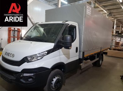 Рис. 1 Наши проекты: Пневмоподвеска на ﻿Iveco Daily 50C - Этапы установки