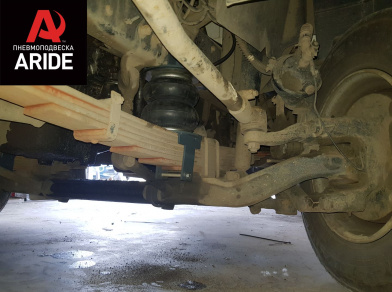 Рис. 8 Наши проекты: Пневмоподвеска на ﻿МАЗ Зубренок (43070) для комфорта - Этапы установки