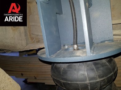 Рис. 9 Наши проекты: Пневмоподвеска на ﻿ГАЗ (GAZ) Валдай для усиления - Этапы установки