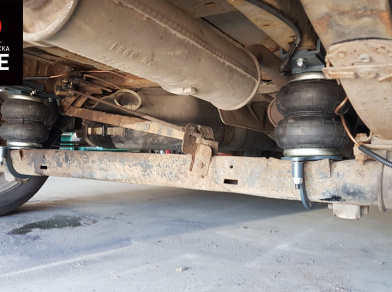 Рис. 11 Наши проекты: Установка задней пневмоподвески ﻿Dodge Caravan