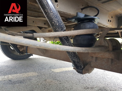 Рис. 4 Наши проекты: Пневмоподвеска на ﻿Ford Transit RWD для усиления - Этапы установки