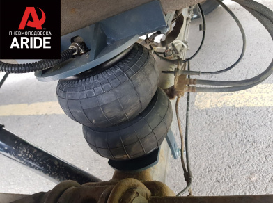 Рис. 7 Наши проекты: Пневмоподвеска на ﻿Ford Transit RWD для усиления - Этапы установки