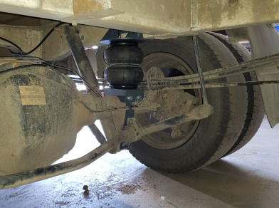 Рис. 3 Наши проекты: Пневмоподвеска на ﻿Ford Transit RWD - Этапы установки