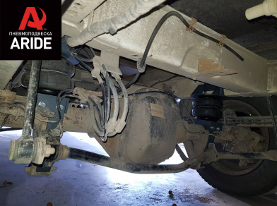 Рис. 2 Наши проекты: Пневмоподвеска на ﻿Ford Transit RWD - Этапы установки