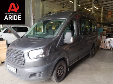 Рис. 3 Наши проекты: Пневмоподвеска на ﻿Ford Transit FWD для грузоподъемности - Этапы установки