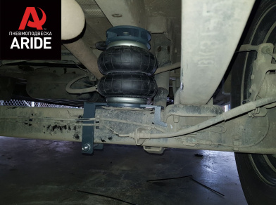 Рис. 5 Наши проекты: Пневмоподвеска на ﻿Ford Transit FWD для грузоподъемности - Этапы установки