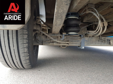 Рис. 8 Наши проекты: Пневмоподвеска на ﻿Ford Transit FWD для грузоподъемности - Этапы установки