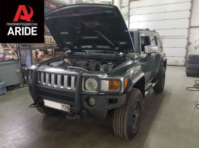 Рис. 1 Наши проекты: Пневмоподвеска на ﻿Hummer H3 - Этапы установки