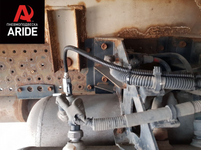 Рис. 7 Наши проекты: Пневмоподвеска на ﻿Hummer H3 - Этапы установки