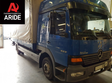 Рис. 1 Наши проекты: Пневмоподвеска на ﻿Mercedes Atego 823 - Этапы установки