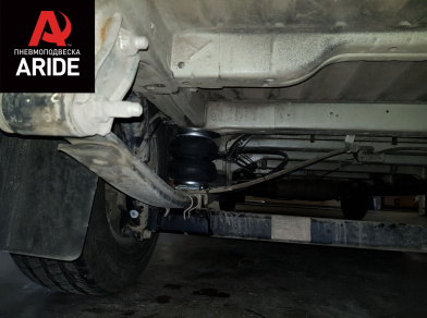 Рис. 3 Наши проекты: Пневмоподвеска на ﻿Peugeot Boxer для комфорта - Этапы установки