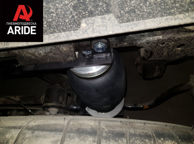 Рис. 24 Наши проекты: Пневмоподвеска на ﻿Mercedes X-class - установка задних пневмобаллонов