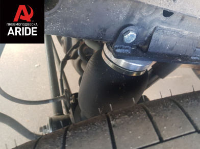 Рис. 29 Наши проекты: Пневмоподвеска на ﻿Mercedes X-class - установка задних пневмобаллонов