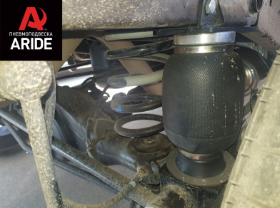 Рис. 31 Наши проекты: Пневмоподвеска на ﻿Mercedes X-class - установка задних пневмобаллонов