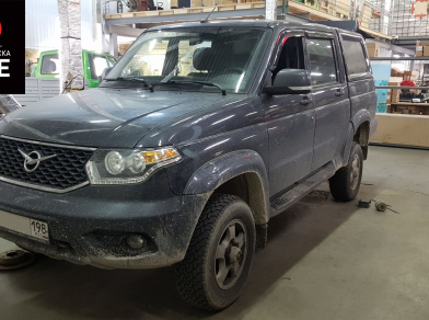 Рис. 1 Наши проекты: Пневмоподвеска на ﻿УАЗ Патриот Карго - Этапы установки