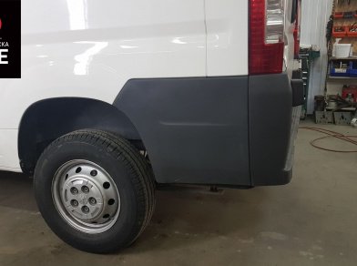 Рис. 14 Наши проекты: Пневмоподвеска на ﻿Peugeot Boxer для грузоподъемности - Этапы установки