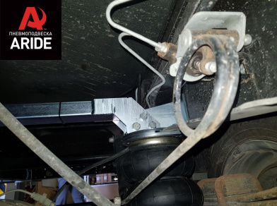 Рис. 8 Наши проекты: Пневмоподвеска на ﻿﻿ГАЗ (GAZ) Газель NEXT для усиления - Этапы установки