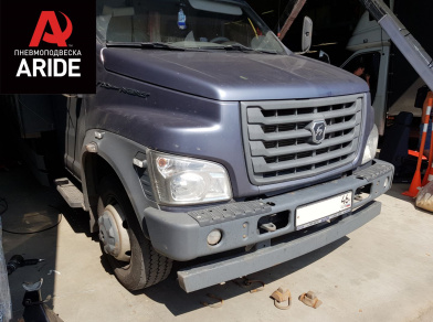 Рис. 1 Наши проекты: Пневмоподвеска на ﻿ГАЗ (GAZ) Газон NEXT от производителя - Этапы установки