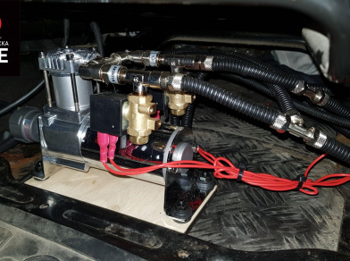 Рис. 12 Наши проекты: Пневмоподвеска на ﻿Hyundai Starex - Этапы установки