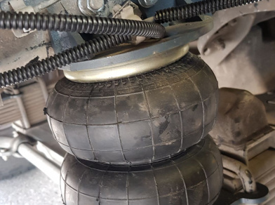 Рис. 46 Наши проекты: Пневмоподвеска на ﻿Mitsubishi Canter Euro 5 - Этапы установки