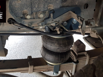 Рис. 43 Наши проекты: Пневмоподвеска на ﻿Mitsubishi Canter Euro 5 - Этапы установки