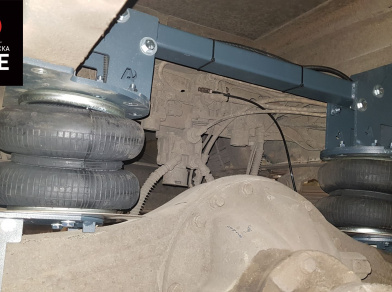 Рис. 9 Наши проекты: Пневмоподвеска на ﻿ГАЗ (GAZ) Газон NEXT для усиления - Этапы установки