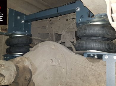 Рис. 4 Наши проекты: Пневмоподвеска на ﻿ГАЗ (GAZ) Газон NEXT для усиления - Этапы установки